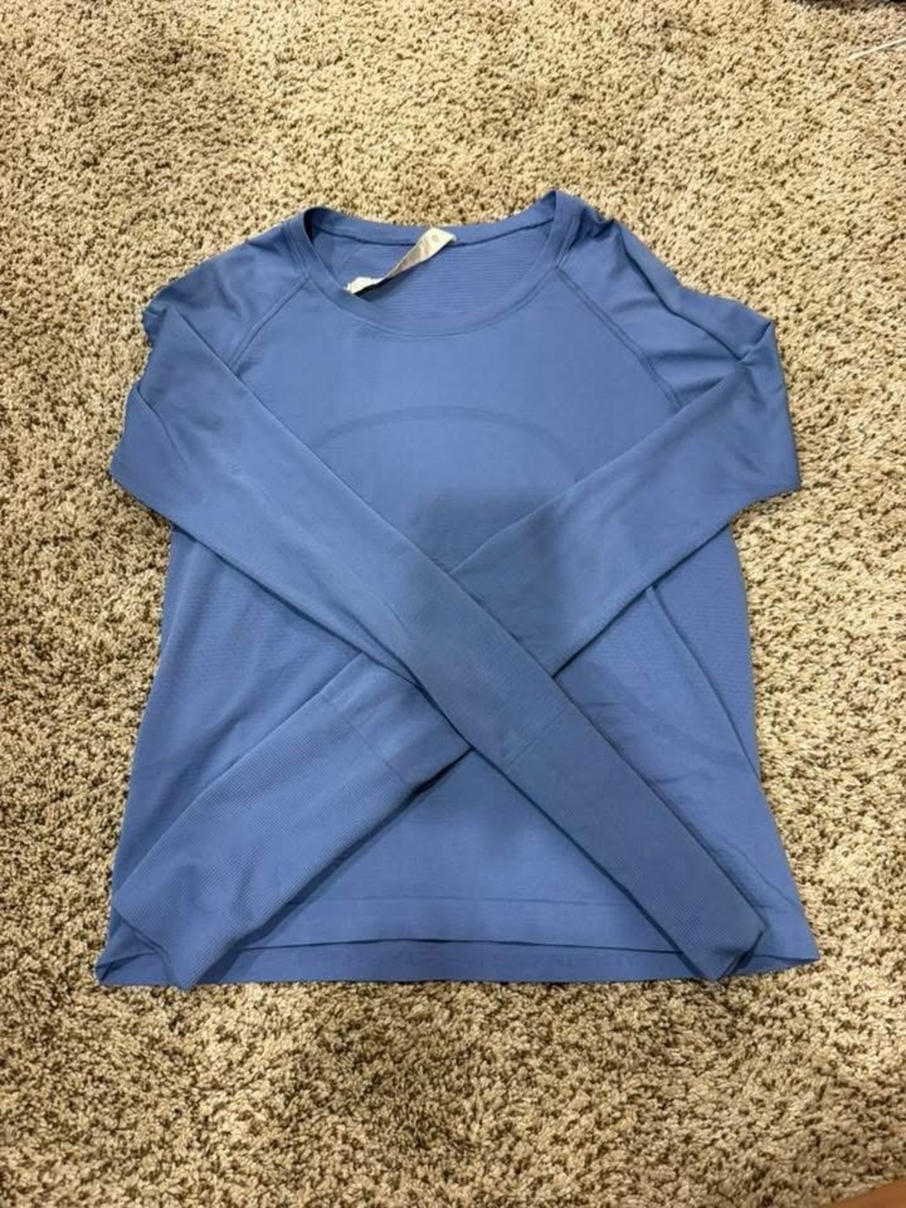 lululemon athletica Long Sleeve Crew Top - Periwinkle Blue